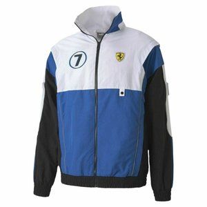 Mens Puma SF Ferrari Race Street Woven Jacket 597939-02 Mens L NWT NEW
